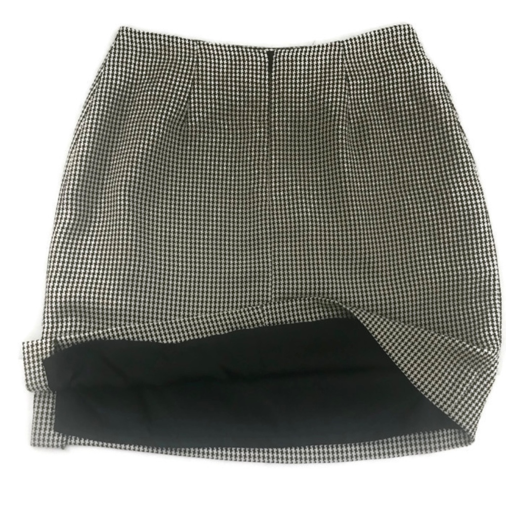 Pencil Skirt Petite Black and White Houndstooth - Picture 3 of 7